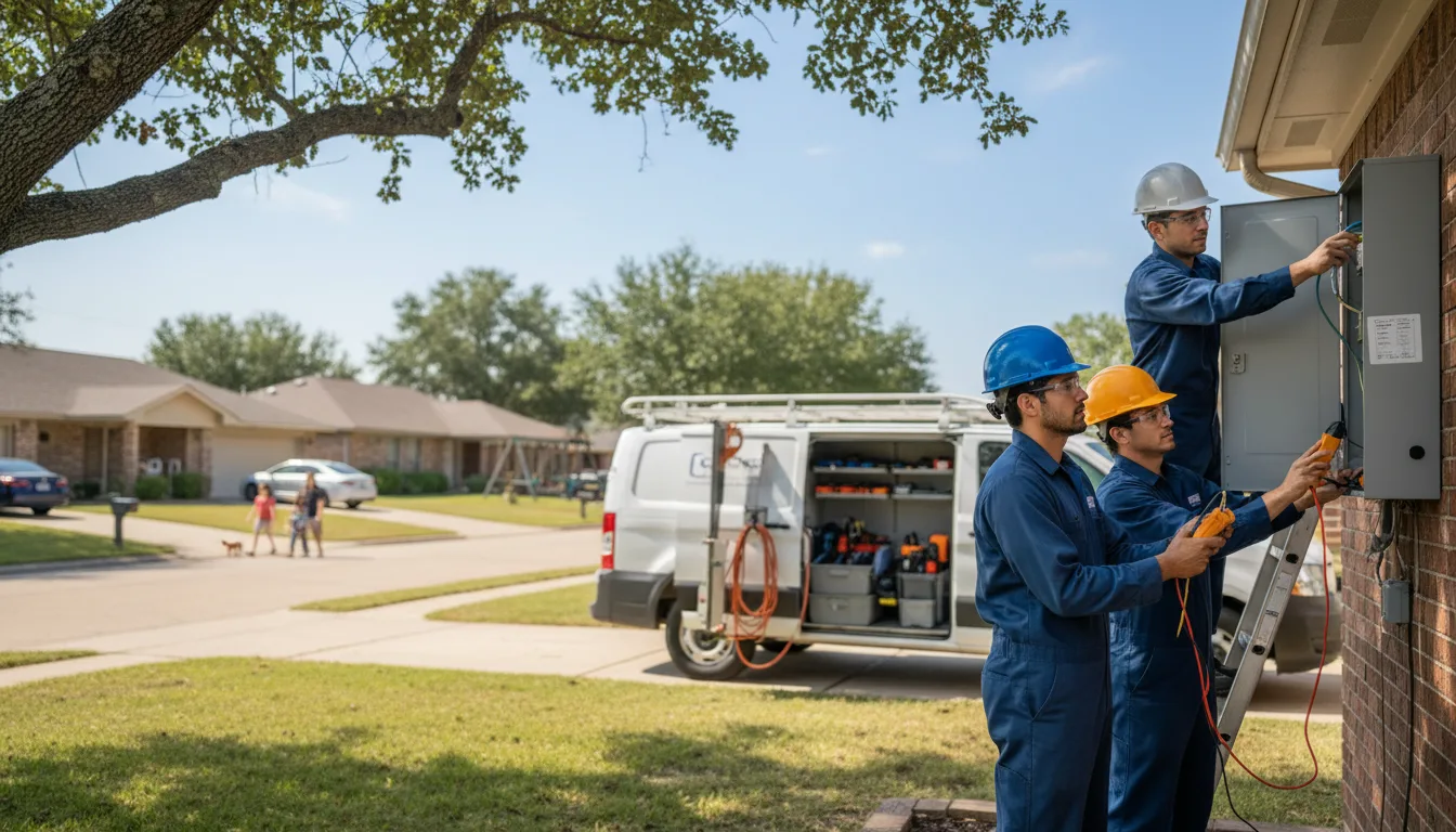 Emergency electrical repair services provided by licensed electricians in Florida
